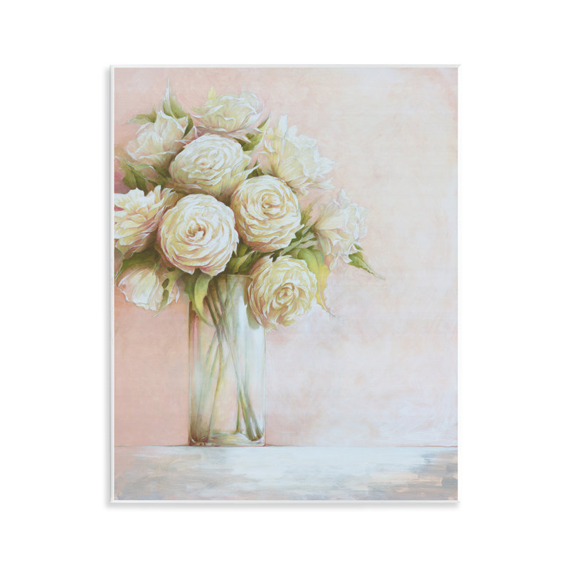 "Romantic Roses Bouquet", art mural par Cloverfield & Co.