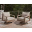 Fauteuil pivotant avec coussin Francis Beach