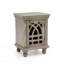 Table de chevet en bois gris antique