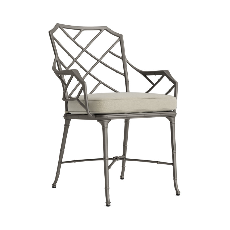 Calcutta Outdoor Dining Chair, Mica, Fusion Neptune