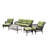 Herrin 5 - Person Patio Conversation Set with Cushions-1081044662-1076301190