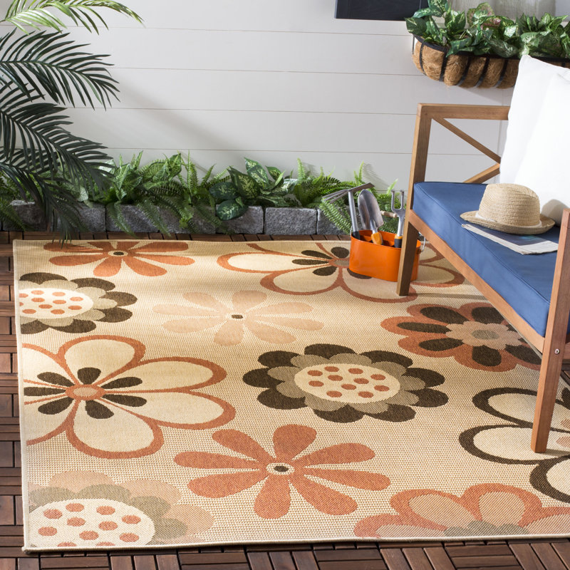 Herefordshire Performance Floral Rug, Rectangle 5'3" x 7'7"