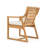 7-Piece Round Acacia Wood Patio Dining Set with Ergonomic Chairs and Removable Cushions-124955560