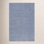 Caron Light Blue Cream Hand-Woven Striped Rug