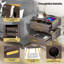 Barkad 44cm W Metal Bedside Table