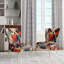 Fauteuil en velours 22,5 po de largeur Parsons