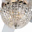  Ventilateur de plafond 2 lumières en cristal Darisha avec télécommande, classique, traditionnel, bureau, salon, salle familiale, chambre à coucher 52 po
