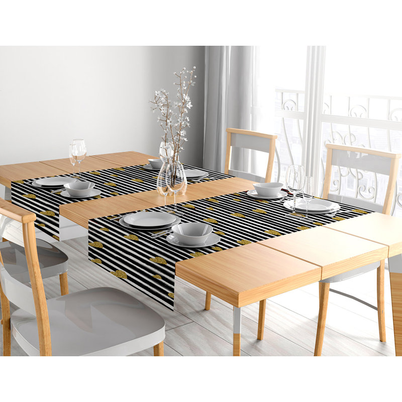 Hubble Striped Table Runner