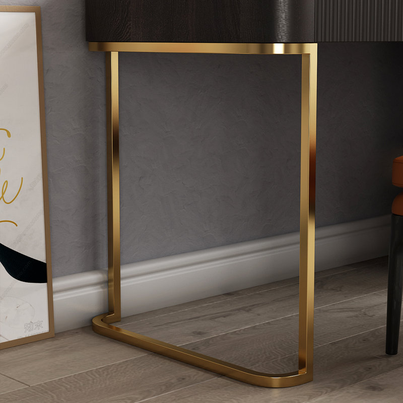 High Quality Makeup Vanity with Stool, Very Easy to Assemble, Glass top, with power outlet, extra-large storage space,Expandable Auxiliary Cabinet