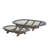 VIP Bamboo 23.03 in. Brown Rattan Basket Set of 2
