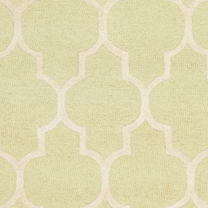 Cannen Hand Tufted Wool Geometric Rug, Rectangle 6' x 9'