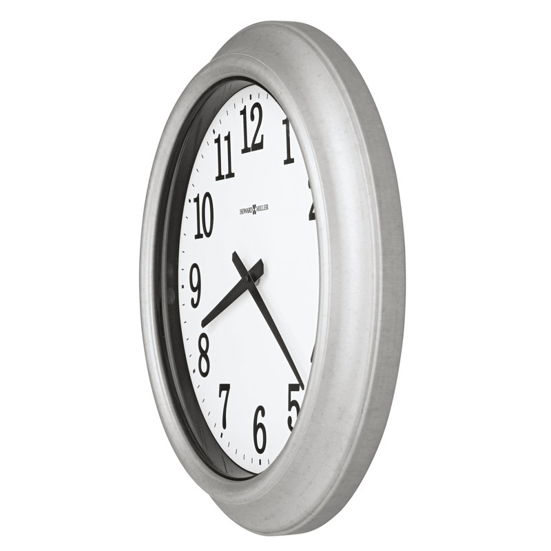 Stratton Metal Analog Wall Clock