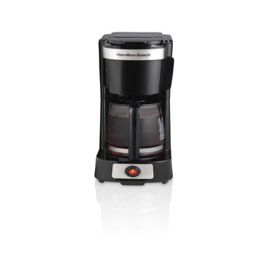 Holstein Housewares 5CUP Coffee Maker - Space-Saving Design, Auto Pause and  Serve, and Removable Filter Basket for Fresh and Rich-Tasting Coffee 