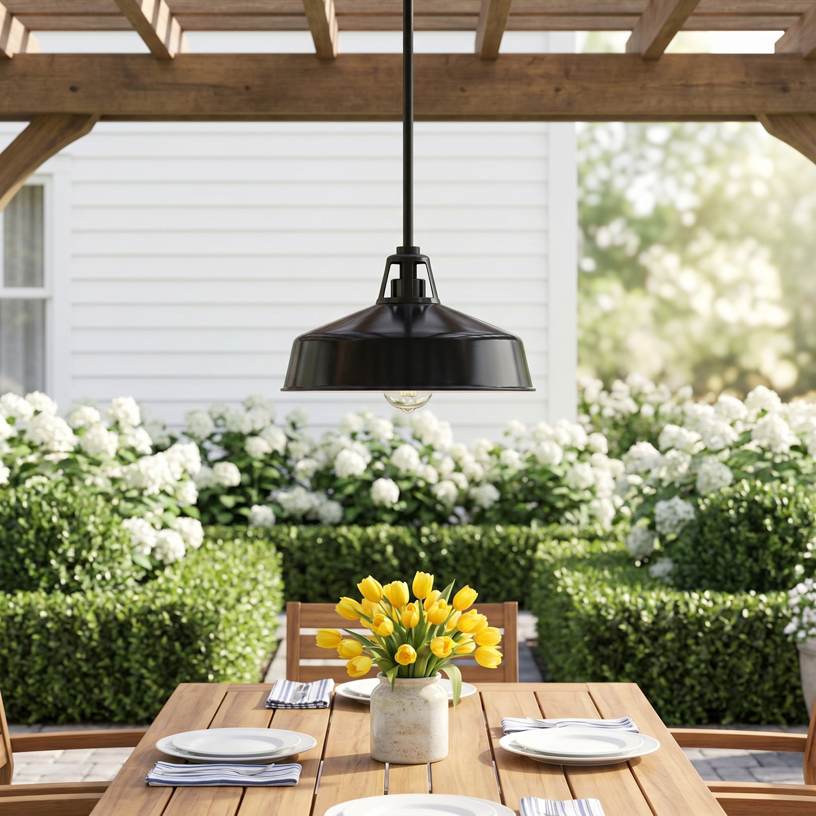 Outdoor Pendant, Black