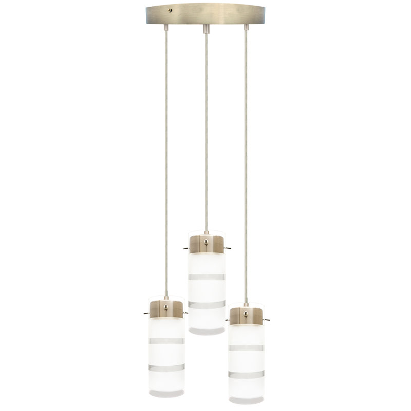 Luminaire suspendu unique à 3 lumières DEL Lennyn
