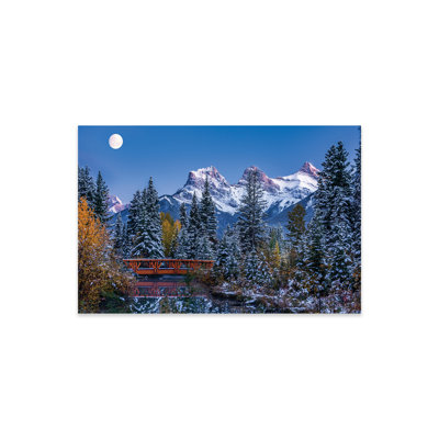 Audon " View Of Spring Creek Bridge At Three Sisters Mountain, Canmore, Alberta, Canada " by Panoramic Images
