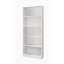 Bookshop Pomona, High Bookcase With 5 Shelves, Office Or Bedroom Shelf, Modern Shelf With Compartments-1702100074-1702100076