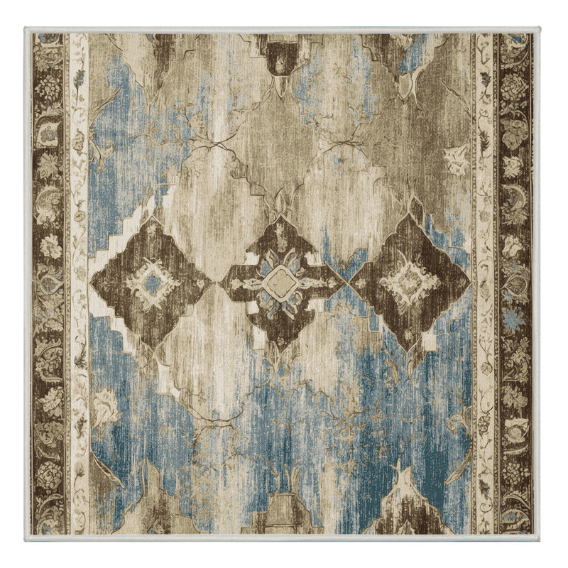 Tapis antique Symphony, Carré 4 pi