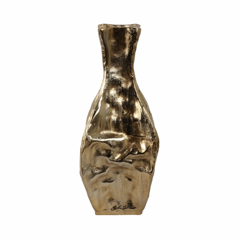 Grand vase en bois de tosheba, H 19 po x l 9 po x P 8 po