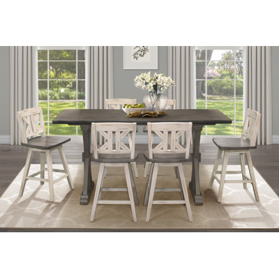 Killion 7-pcs Counter Height Table Set