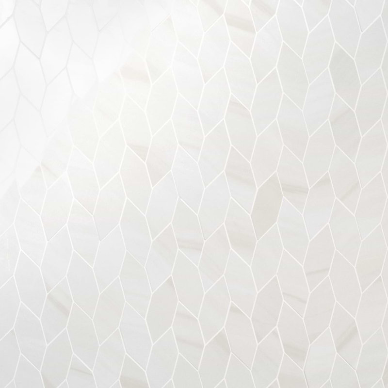 Minera 2x5 Foliage Polished Marble Look Porcelain Mosaic Tile