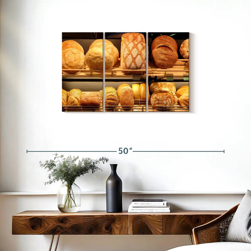 Yarlin Artisan Loaves, 20" H x 33" W