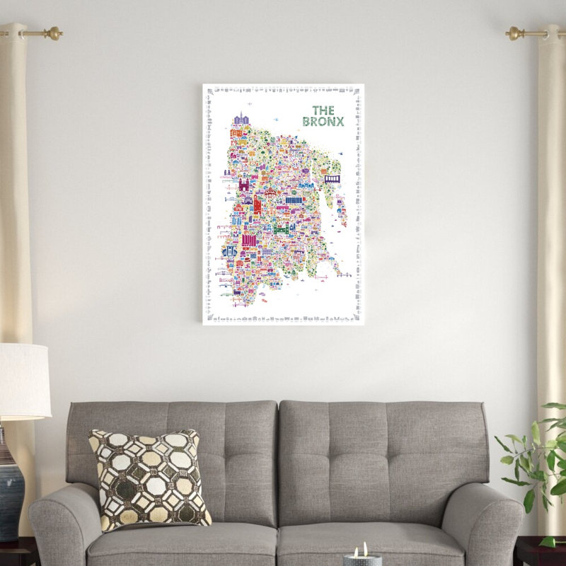 Collection New York - Bronx par Rafael Esquer - impression sur toile tendue, H 36 po x l 24 po