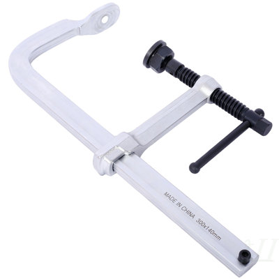 Heavy-Duty F-Clamp,Removable Swivel Pad, Deep Throat F Clamp 5-1/2", Heavy Duty Bar Clamp for Welding,12"x5 1/2" ,4 pcs pack
