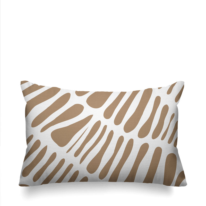 Locke Tribal Outdoor Rectangular Pillow Cover & Insert, Beige