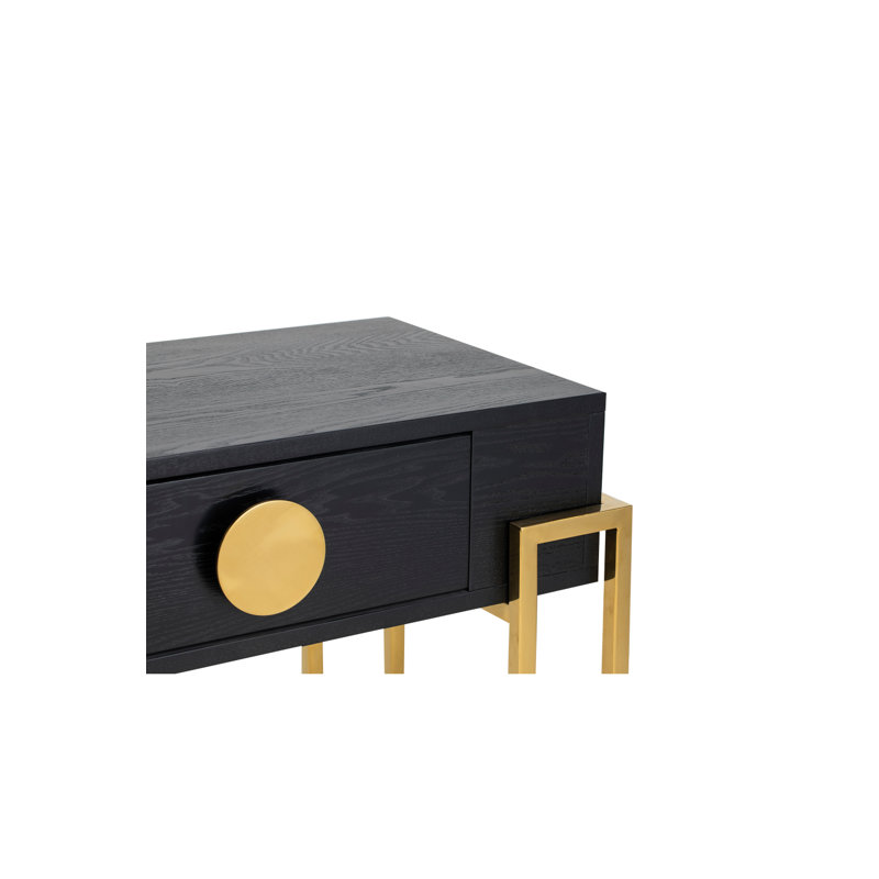 Paradigm Solid Wood Top End Table with Storage