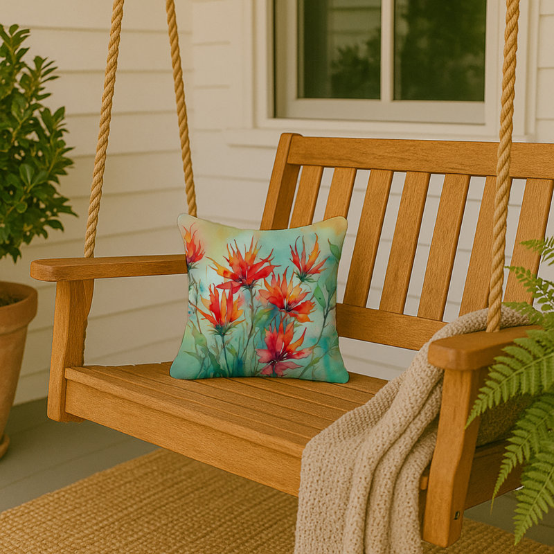 Coussin décoratif Wyoming, Carré 14 po