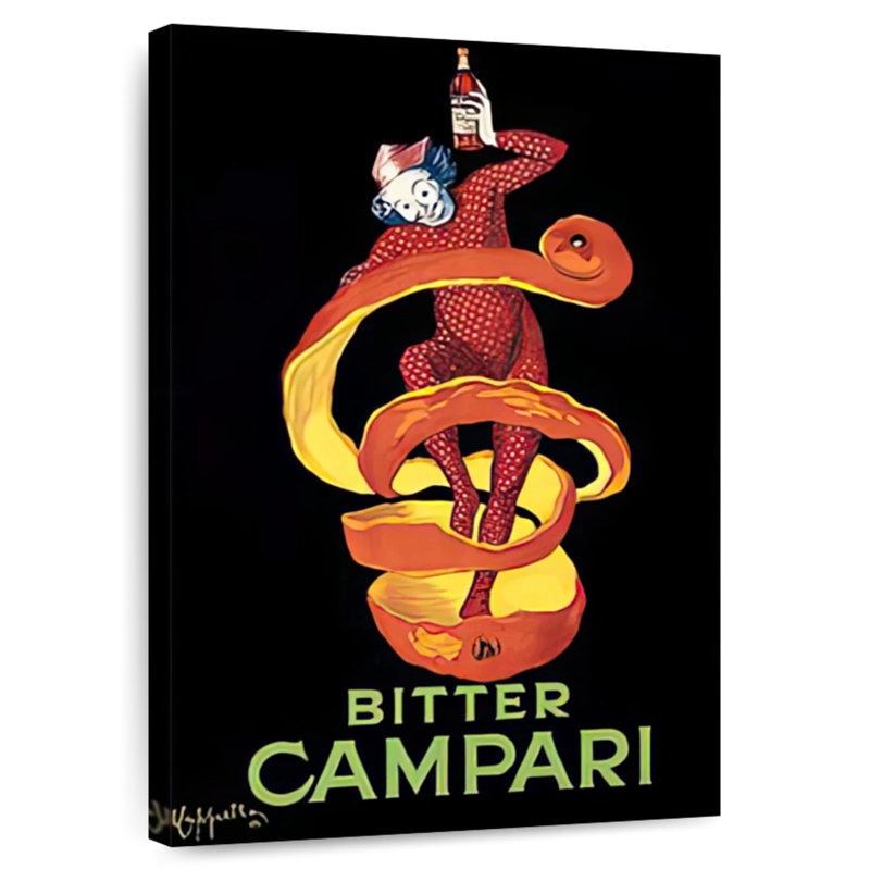Tergel Bitter Campari, 45" H x 30" W