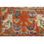 Tapis vert géométrique traditionnel 5 x 9