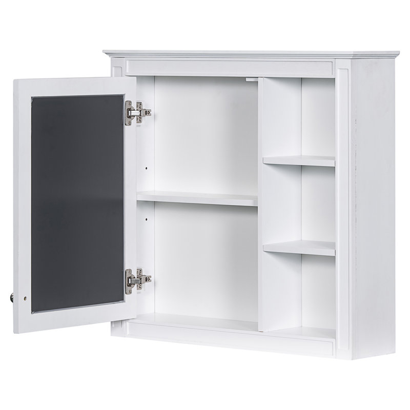 Armoire de rangement murale de salle de bain 30 po x 28 po, Blanc