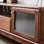 Meuble télé rétro en bois massif simple