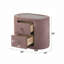 Table de chevet rembourrée en velours 1pc