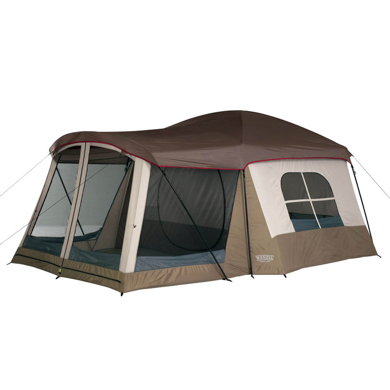 8 Person Tent, Brown