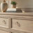 Kylie Wide Dresser With 6 Drawers, Stepped Trim, Washed Oak Wood