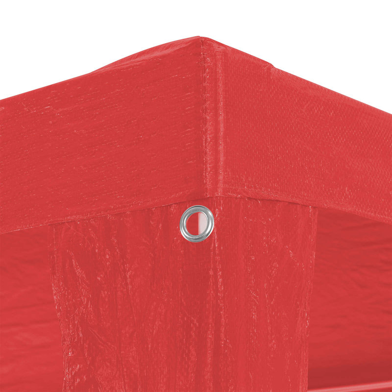 Vidaxl Party Tent Outdoor Garden Gazebo Marquee Canopy Shelter Pavilion PE, Red