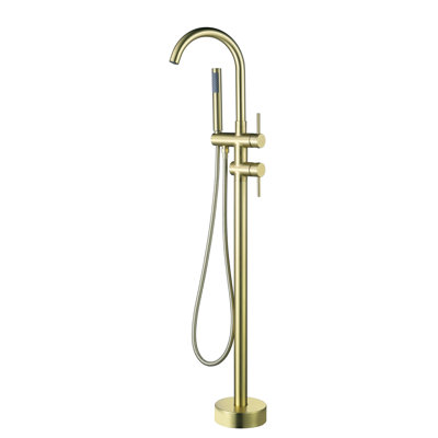 Floor Tub Filler with Diverter