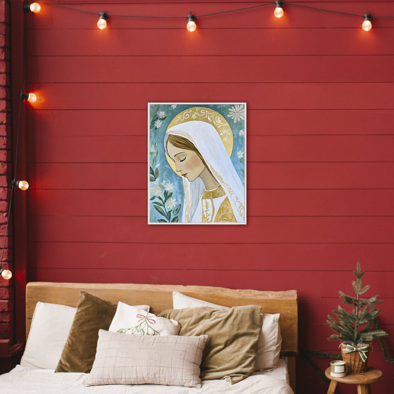 «Blessed Mary Portrait», estampe numérique, design par Franklyn Gregory, H 30 po x l 24 po