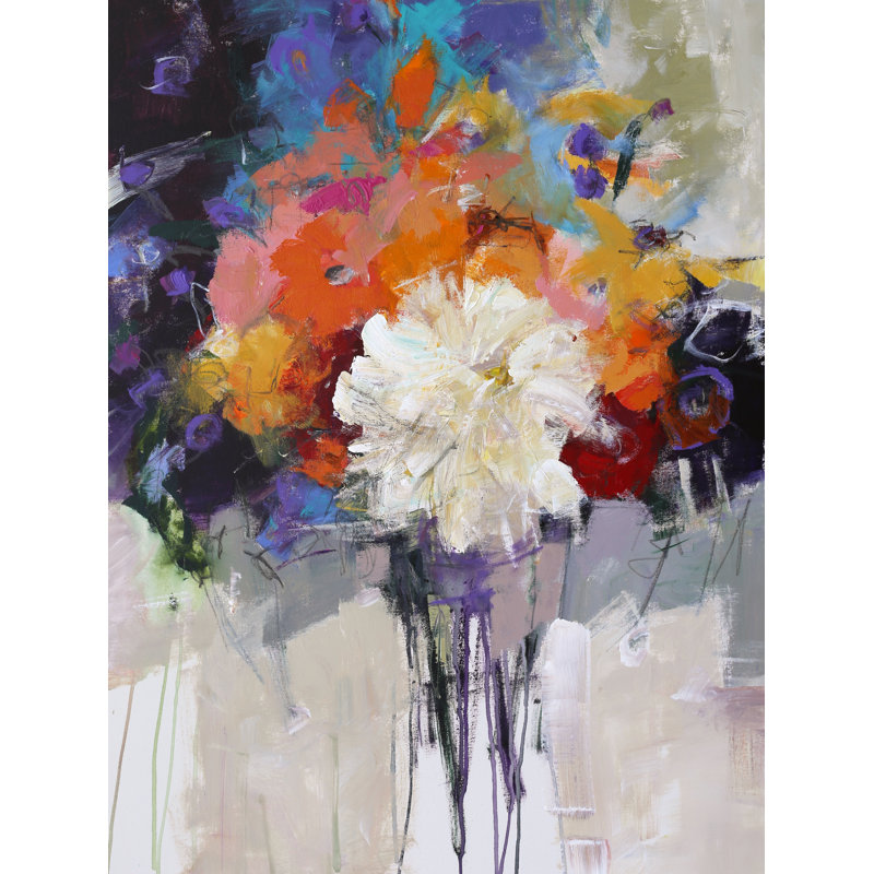 Hello There Print by Elizabeth Chapman, 32" H x 24" W, Black Framed Canvas