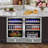 48" Beverage Refrigerator 360 Can Dual Zone Built-in Split Beer Cooler with Four Handles