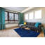 Handwoven Wool Gabbeh Uni Blue Rug-60831818
