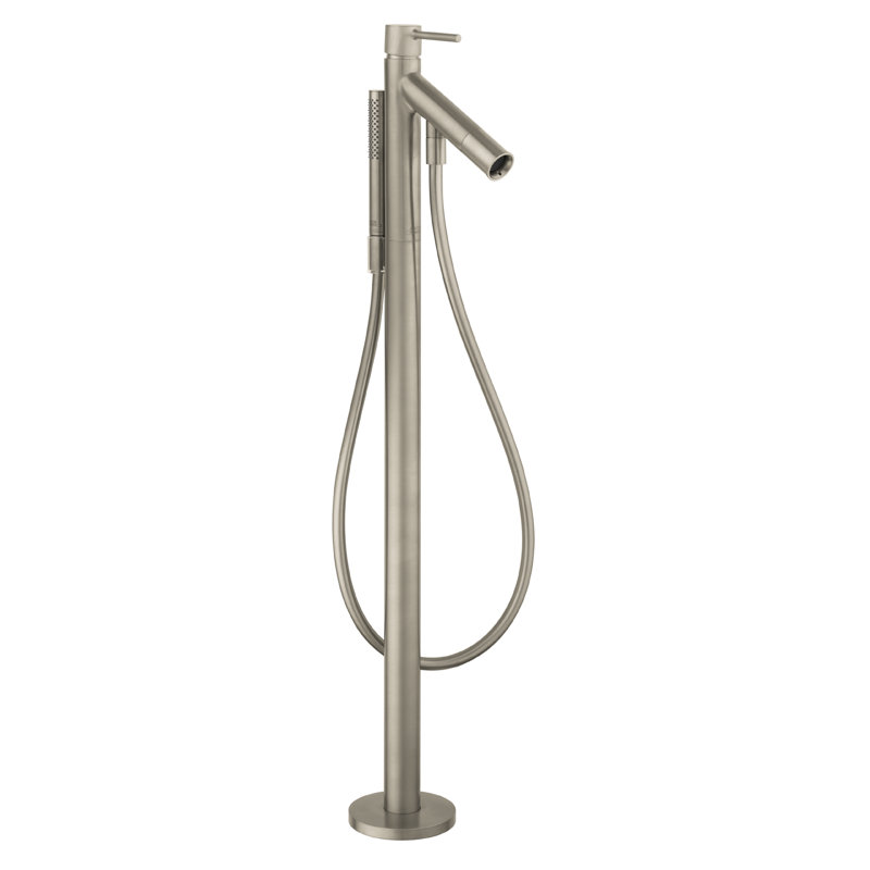 AXOR Starck Single Handle Floor Mount Tub Faucet Trim, Brushed Nickel