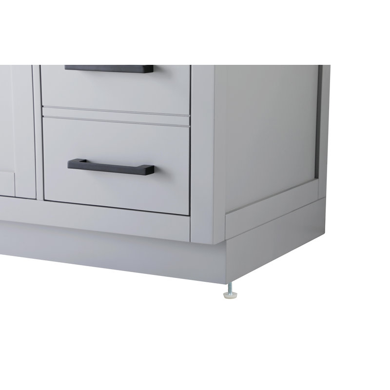 Meuble-lavabo simple 54 po Ahner, Gris