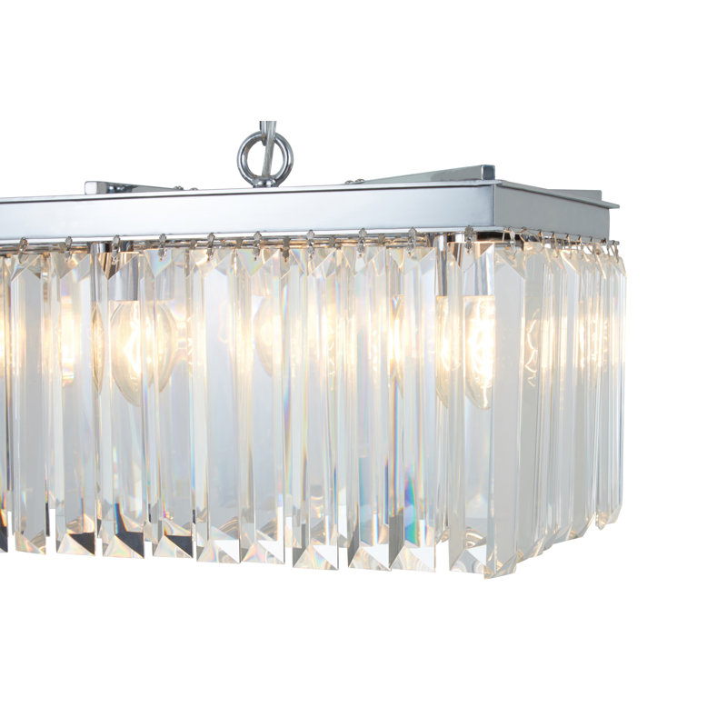 6 - Light Crystal Chandelier