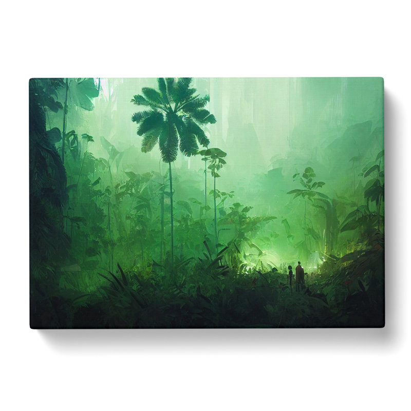Jungle Forest - Wrapped Canvas Print, 35cm H x 50cm W x 3cm D