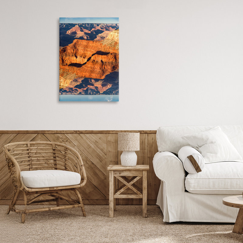 Vue d'ensemble du paysage du canyon, conception de Robin Vandenabeele, H 24 po x l 16 po