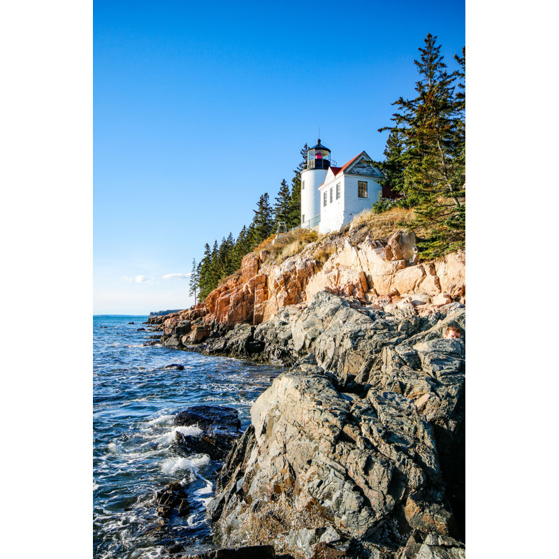 " Lighthouse In Maine " by Lauraag, 36" H x 24" W